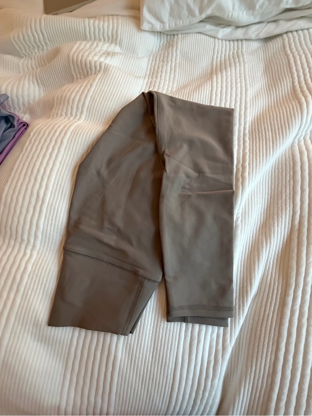 Abercrombie & Fitch Taupe High-Rise Leggings